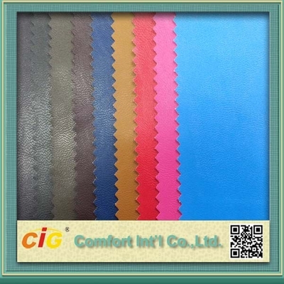 0.4mm Colorful PU Synthetic Leather / Fabric Kulit Buatan Untuk Bag