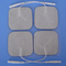 keamanan non-woven lembut puluhan kain pijat pad / 1pair set elektroda menancapkan pad untuk peralatan puluhan